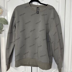 Kirkland Signature Olive Green Crewneck Sweatshirt